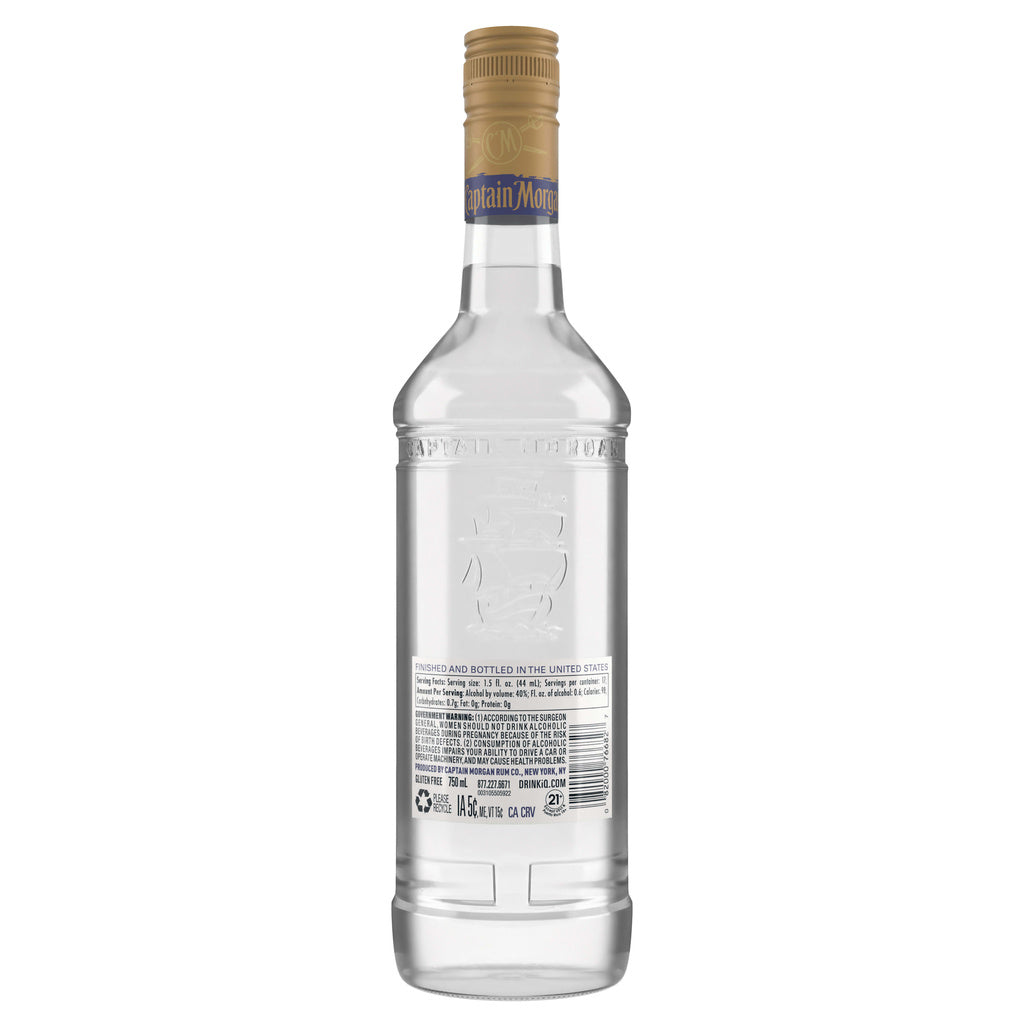 Captain Morgan White Rum 750 ml product image 3