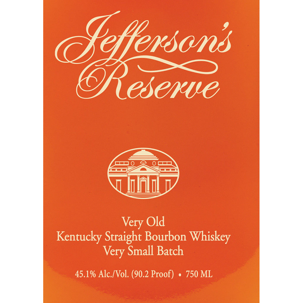 Jeffersons Reserve Very Old Straight Bourbon Whiskey 750 ml product image 13