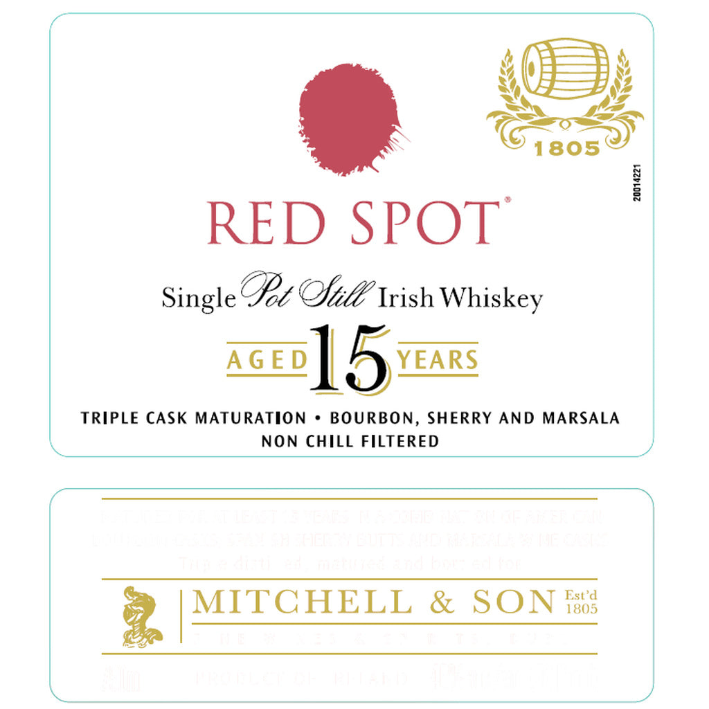 Red Spot Irish Whiskey 15 Year 750 ml product image 3