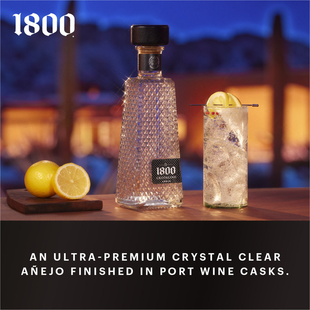 1800 Tequila Cristalino Añejo 375 ml product image 8