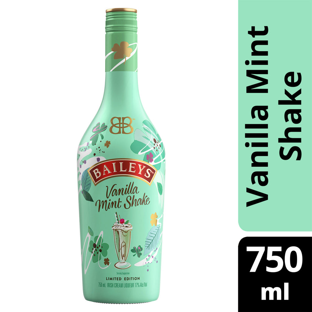 Baileys Vanilla Mint Shake Limited Edition Irish Cream 750 ml