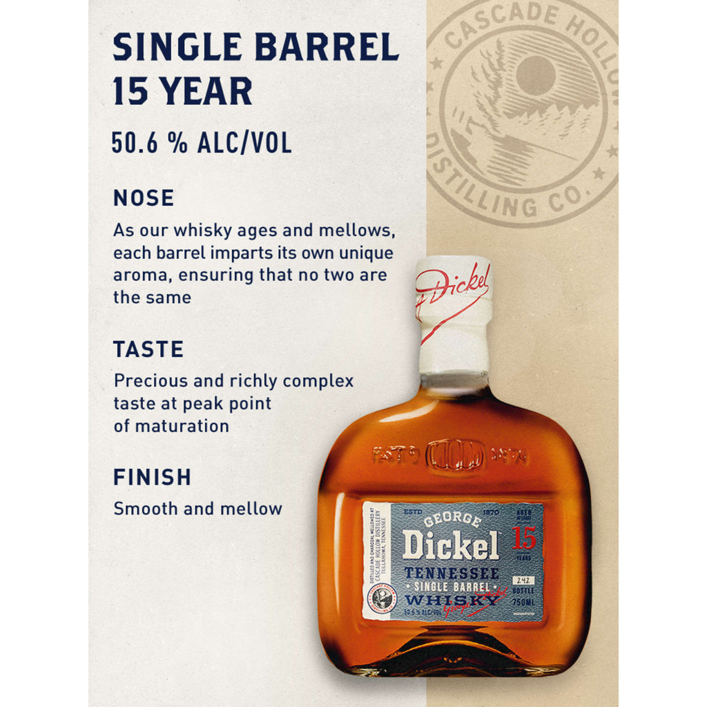 George Dickel 15 Year Single Barrel Whisky 750 ml product image 3
