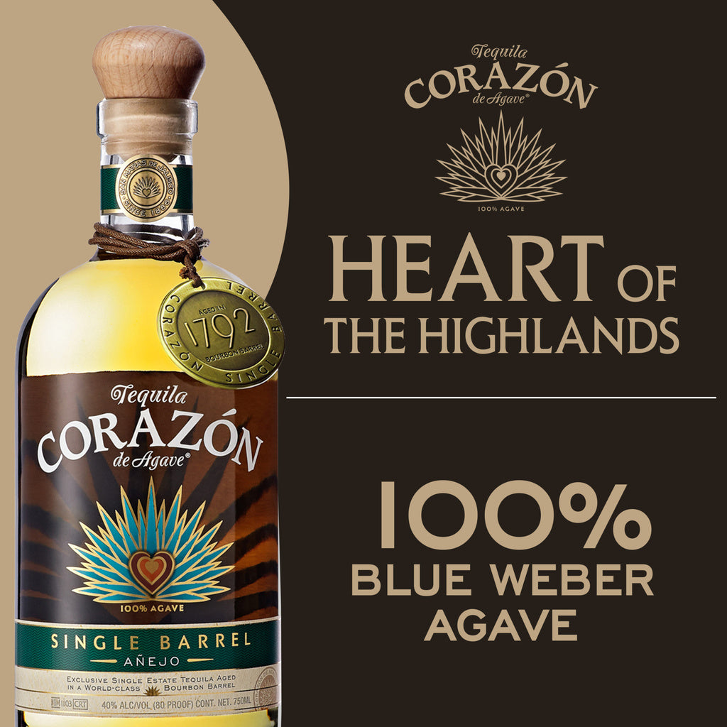 Corazon Tequila Single Barrel Añejo The Soros 750 ml product image 3