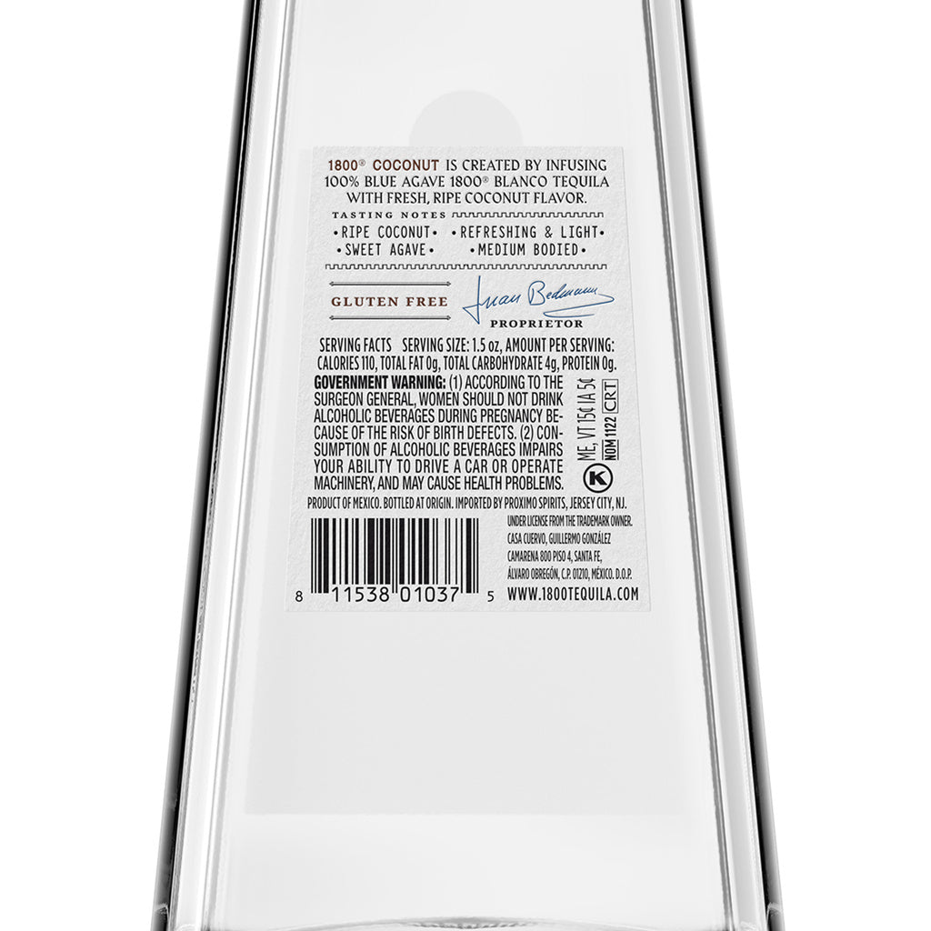 1800 Coconut Tequila 750 ml product image 5