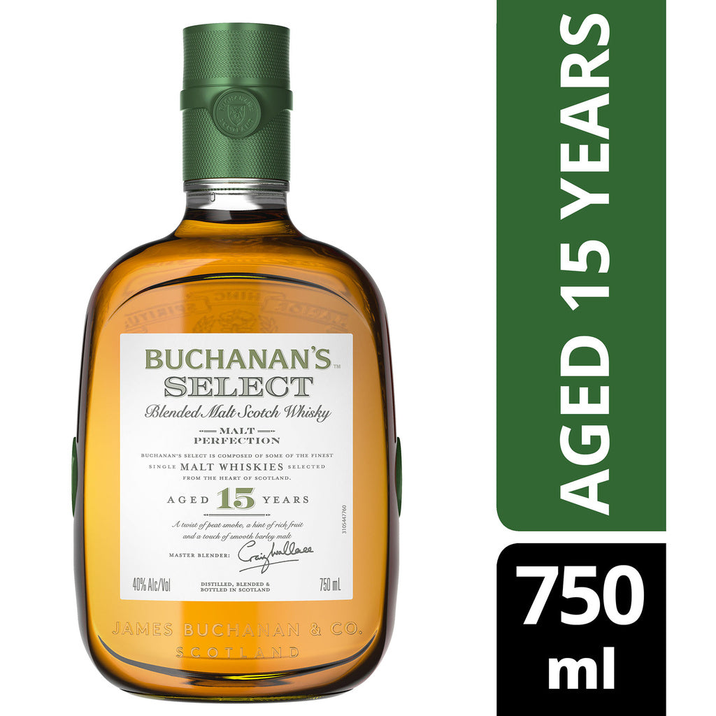 Buchanans 15 Year Old Blended Malt Scotch Whisky 750 ml product image 5