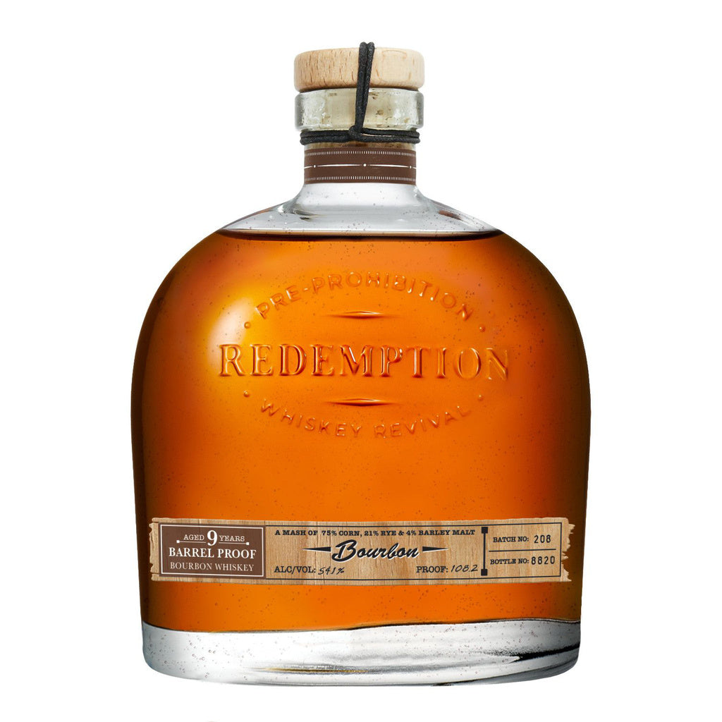 Redemption 9 Year Old Barrel Proof Bourbon Whiskey 750 ml