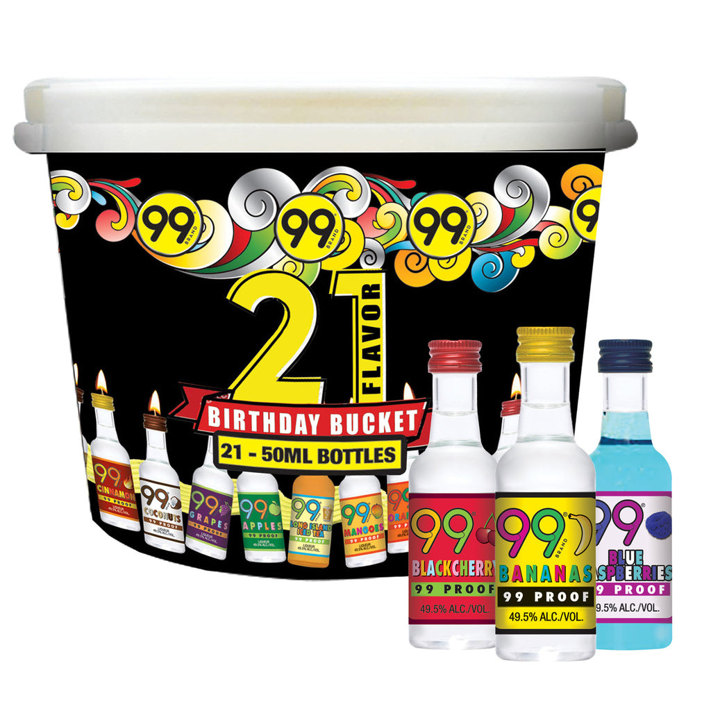 99 Happy Birthday Party Bucket 21x50ml product image 2