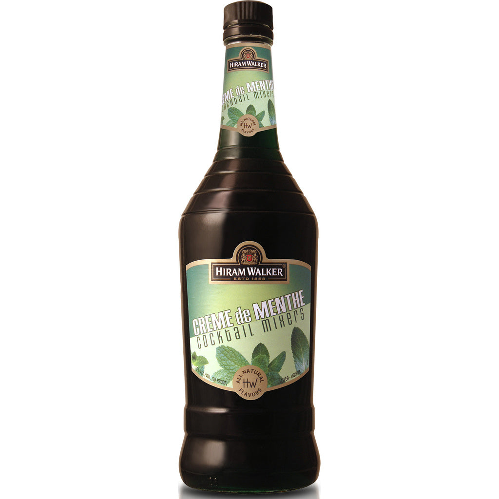 Hiram Walker Creme de Menthe Cocktail Mixers 1 L