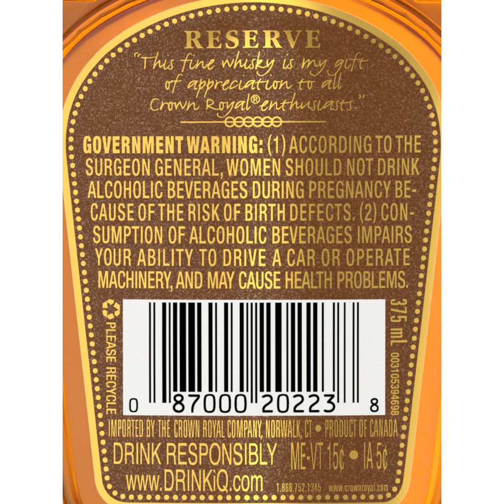 Crown Royal Special Reserve 375 ml product image 9
