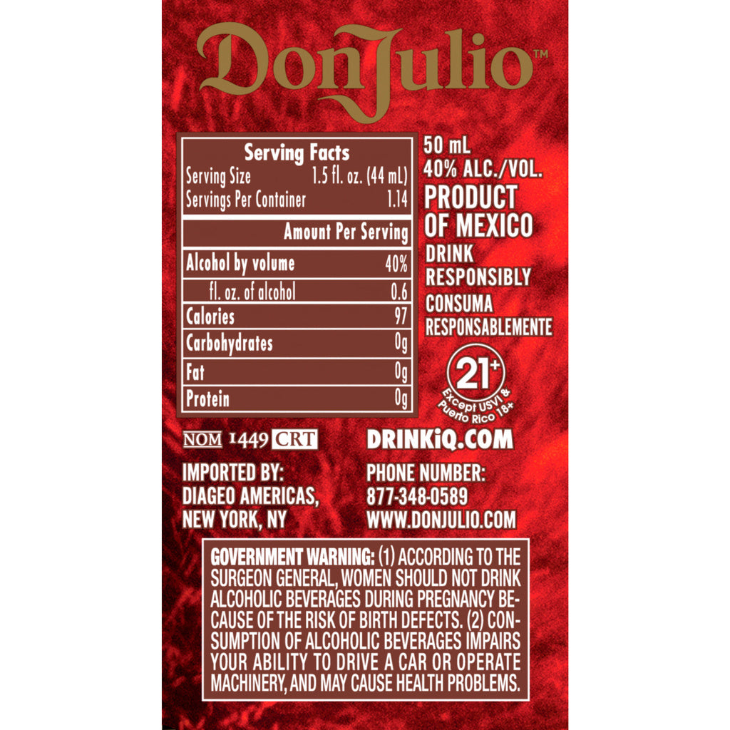 Don Julio Assorted Tasting Pack of 3 50 ml product image 3