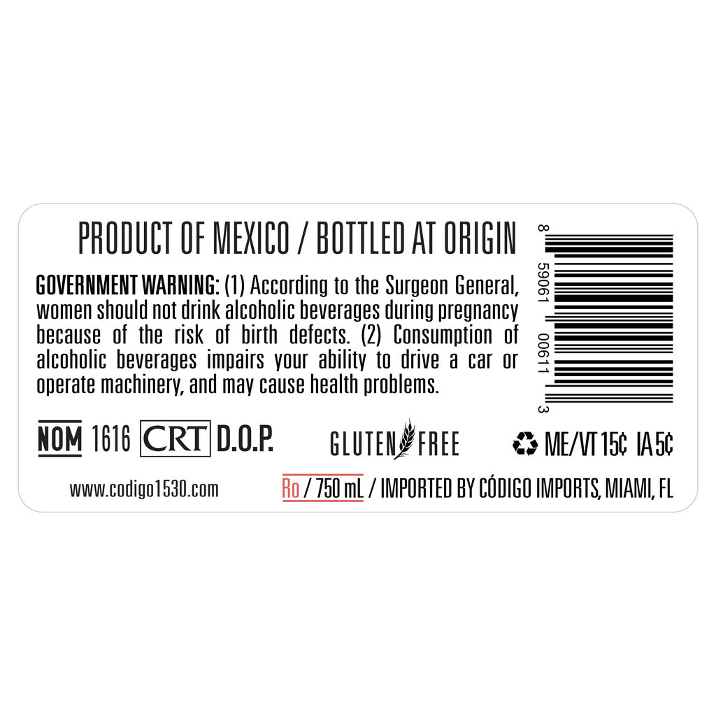 Codigo 1530 Blanco Rosa 750 ml product image 10