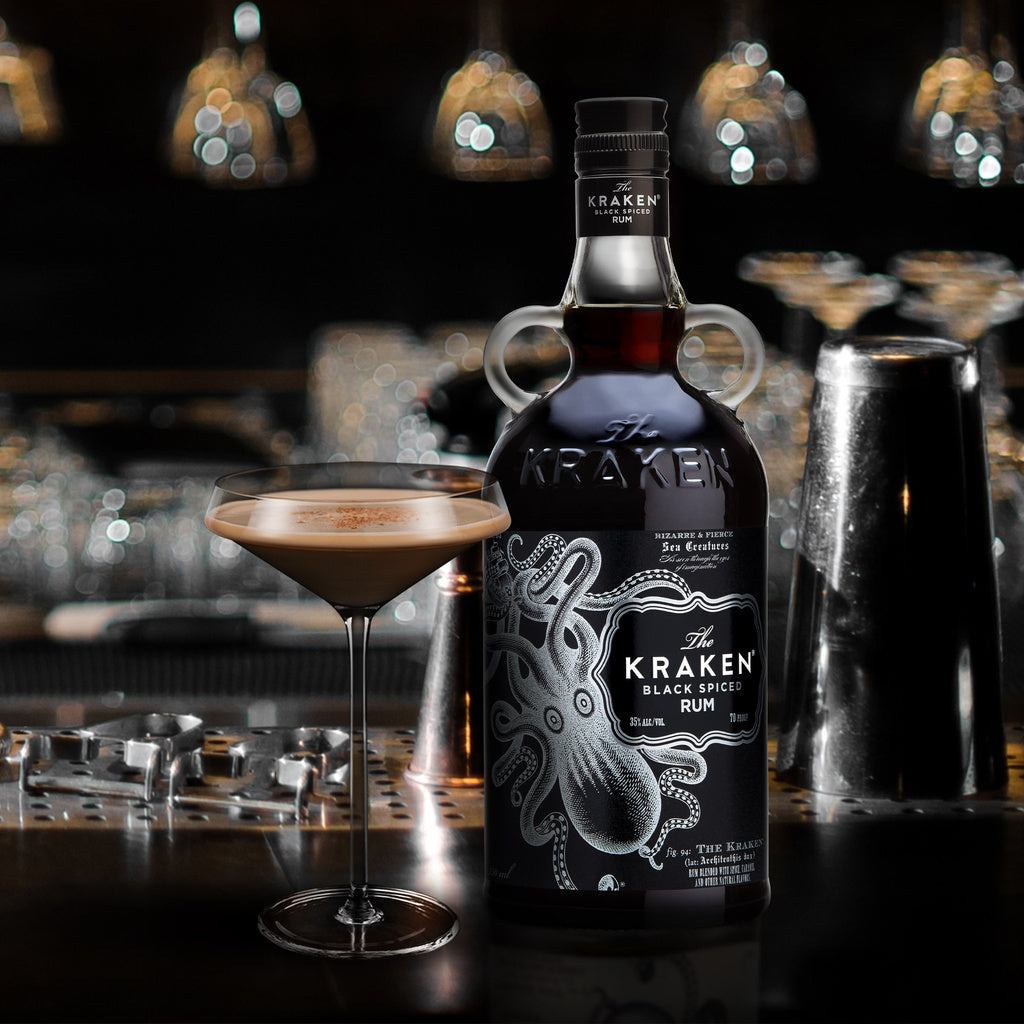 The Kraken Black Spiced 70 proof Black Label 750 ml product image 8