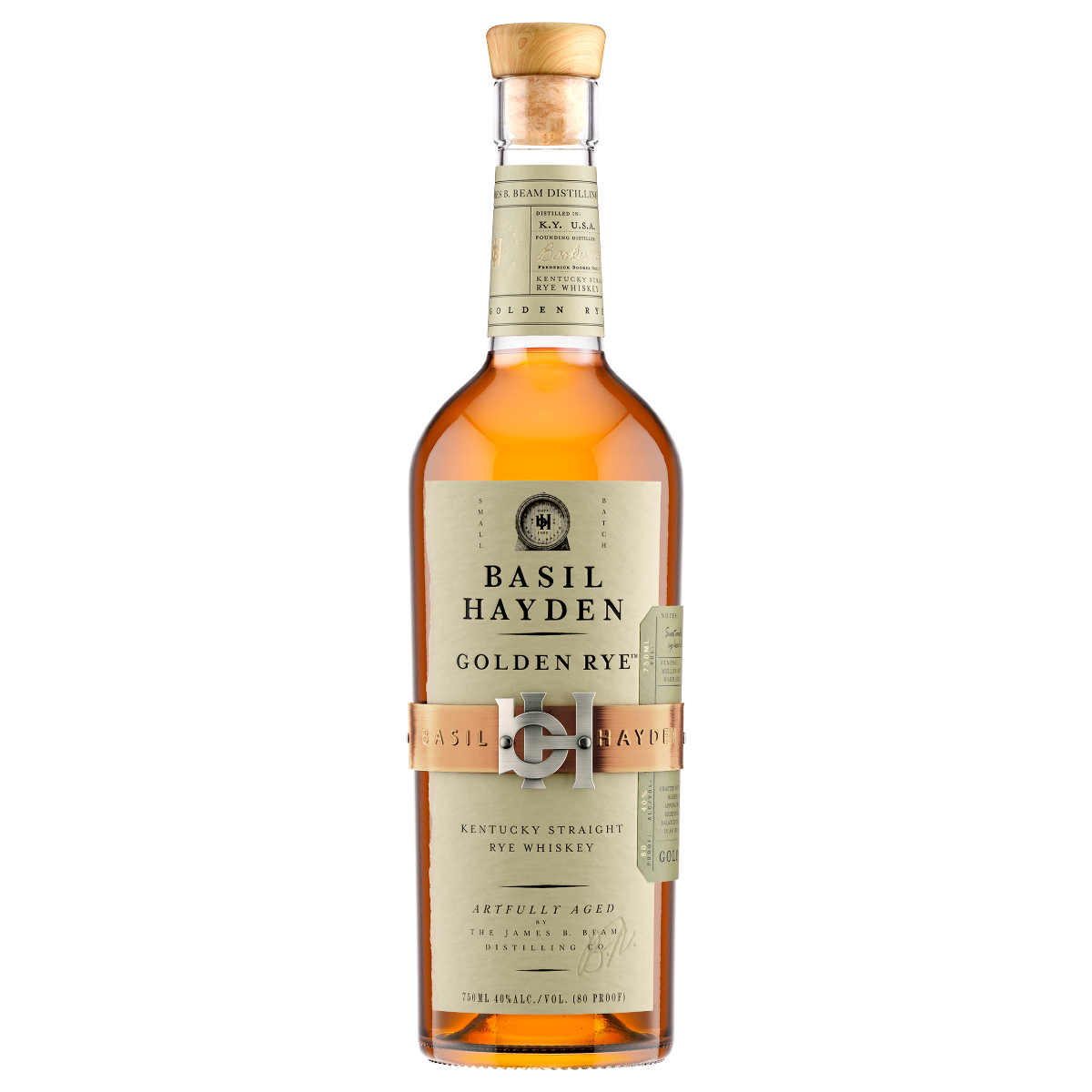Basil Hayden Golden Rye Kentucky Straight Rye Whiskey 750 ml product image 2