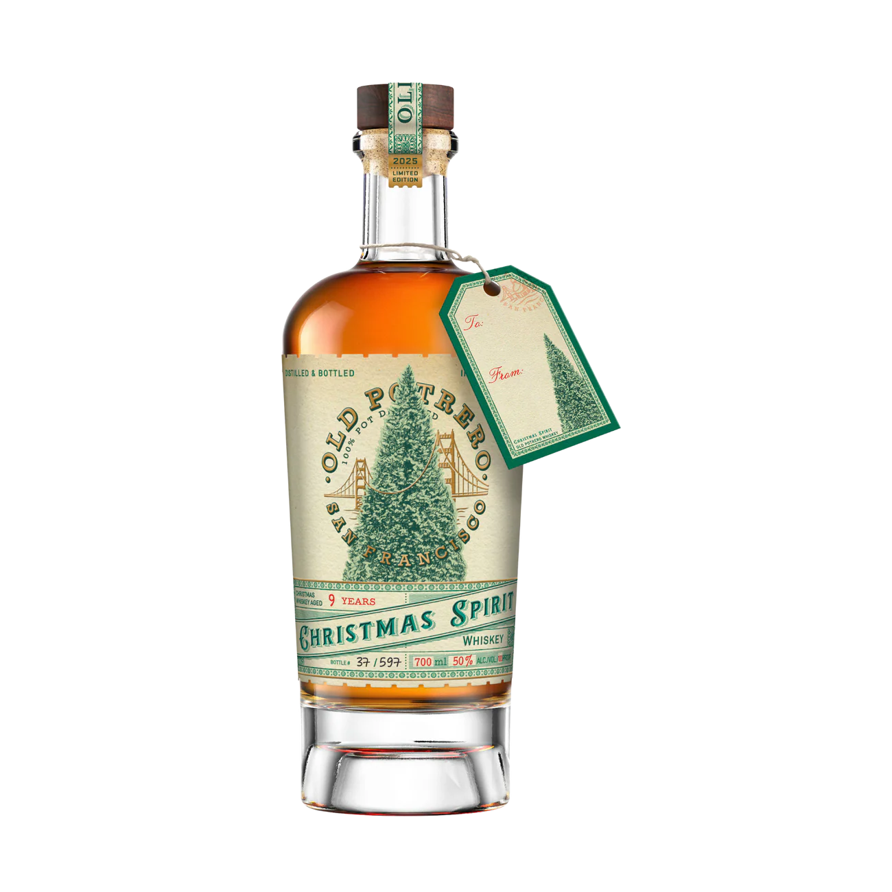 Old Potrero 2025 Christmas Spirit Rye Whiskey 700 ml