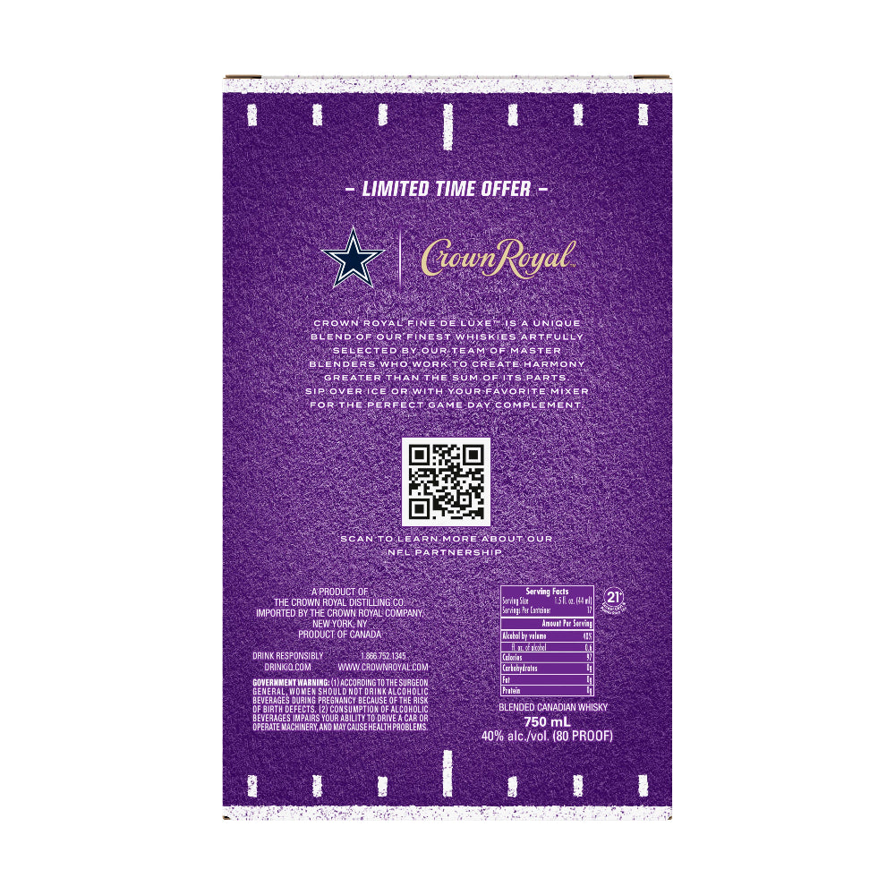 Crown Royal Limited Edition 2024 NFL Cowboys 750 ml product image 3