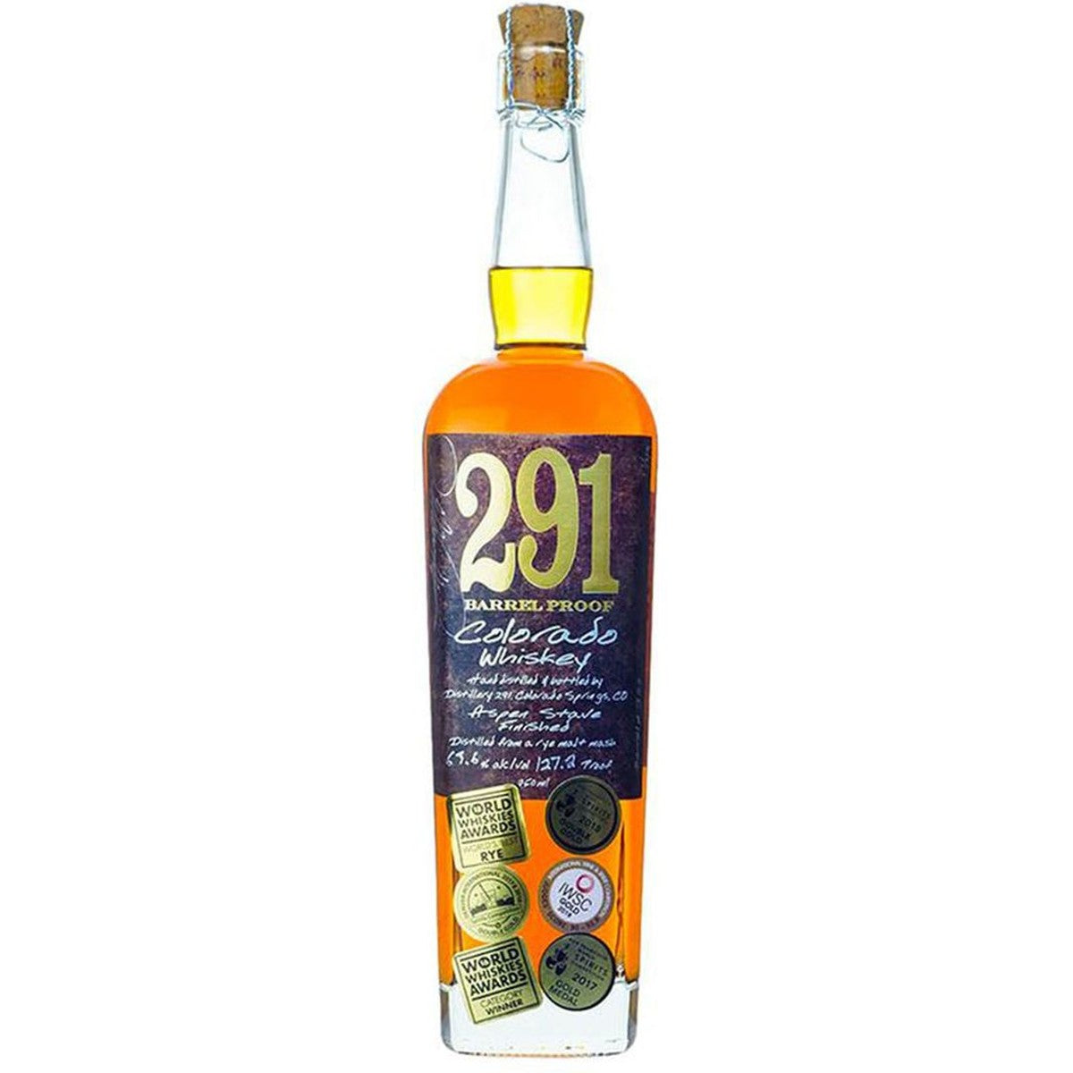 291 Colorado Barrel Proof Single Barrel Whiskey 750 ml