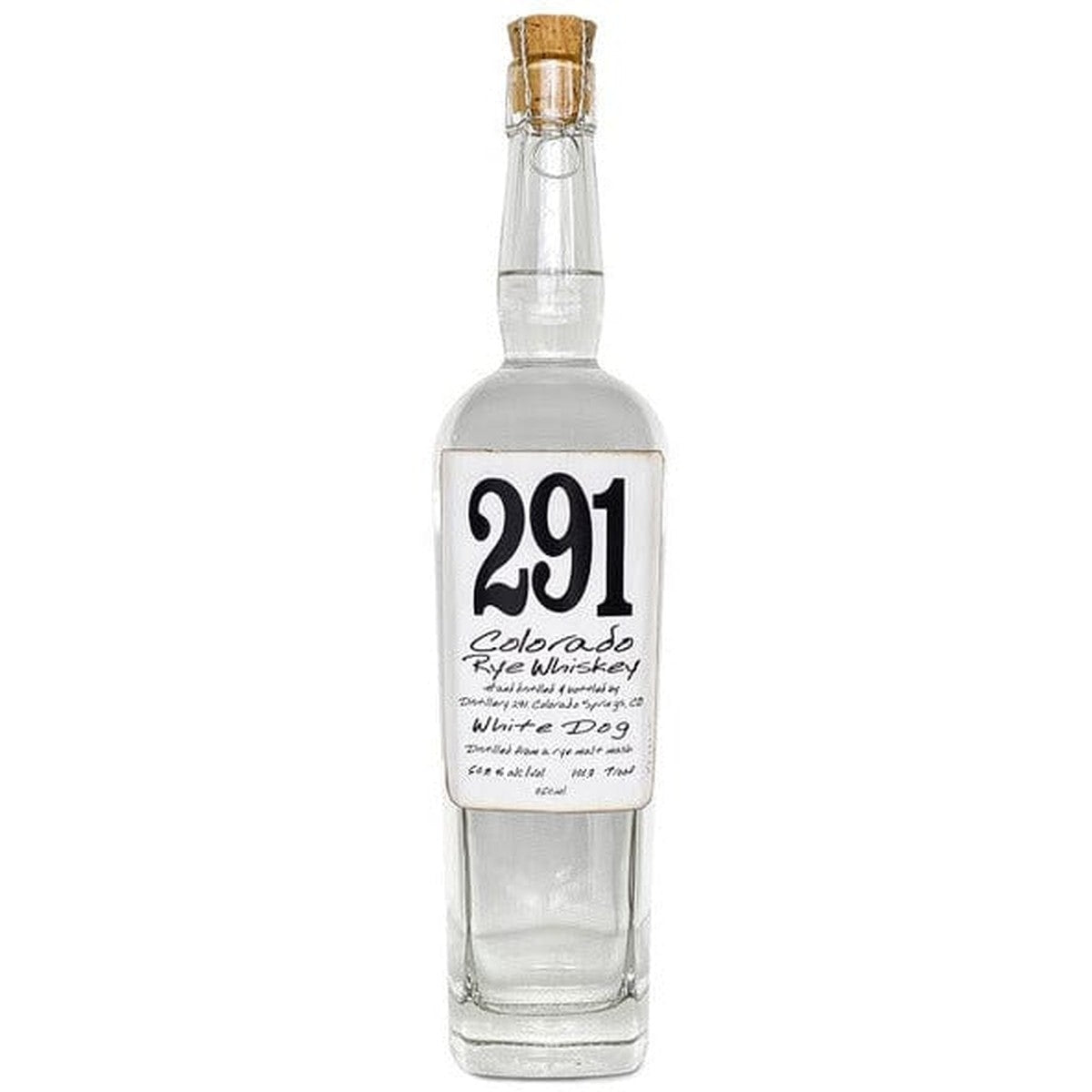 291 Colorado White Dog Rye Whiskey