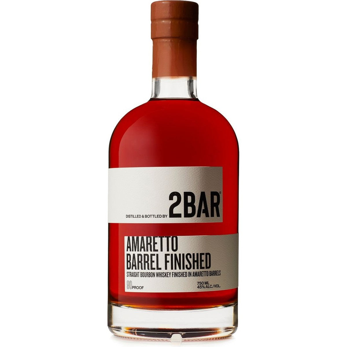 2Bar Amaretto Barrel Finished Straight Bourbon 750 ml