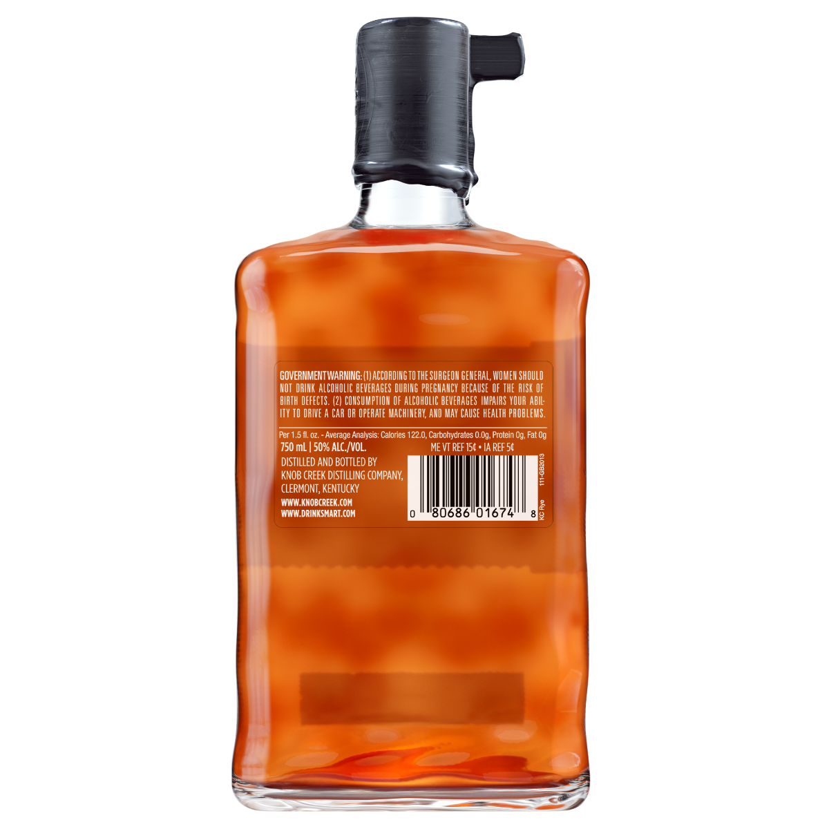 Knob Creek 100 Proof Kentucky Straight Rye Whiskey 750 ml product image 3