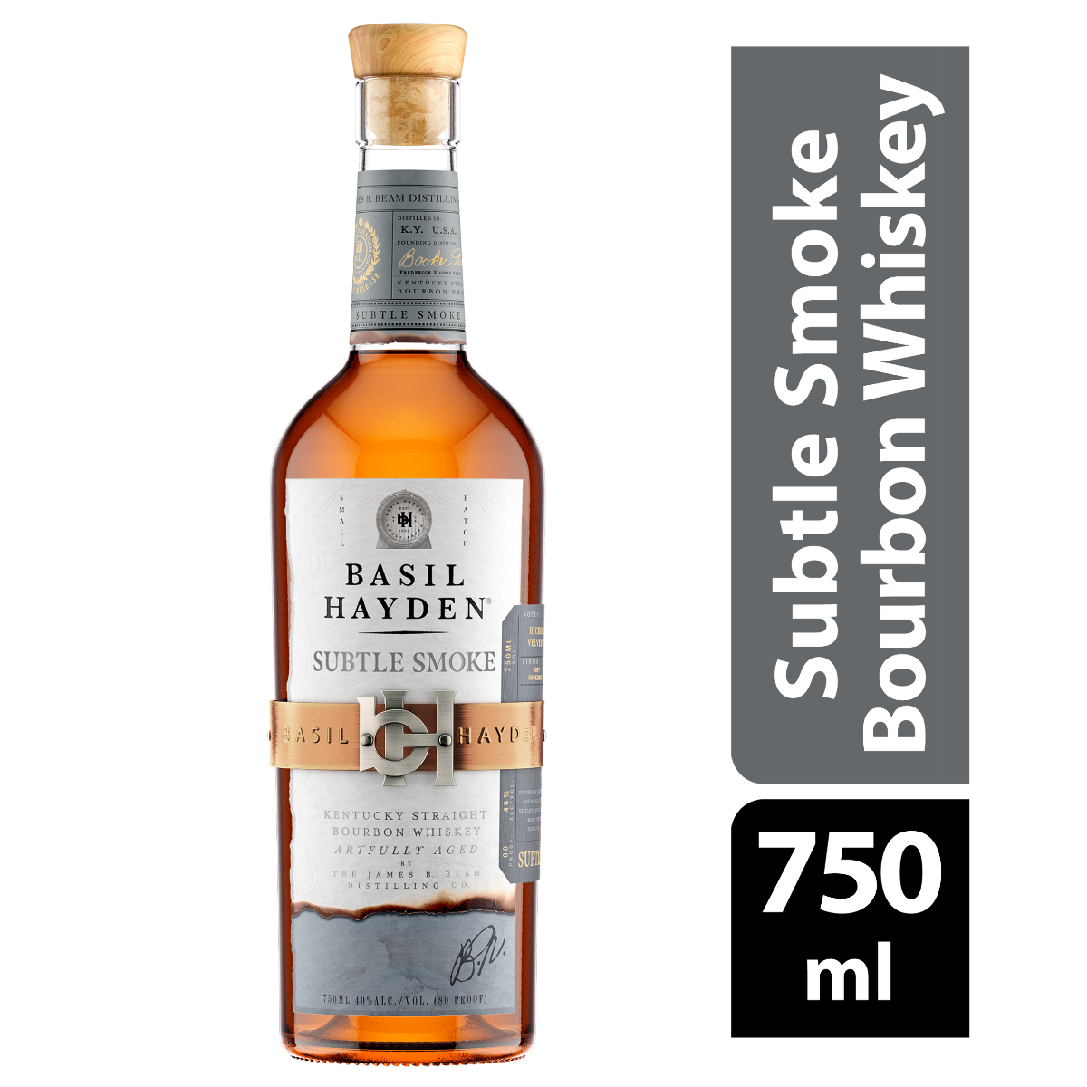 Basil Hayden Subtle Smoke Kentucky Straight Bourbon Whiskey 750 ml