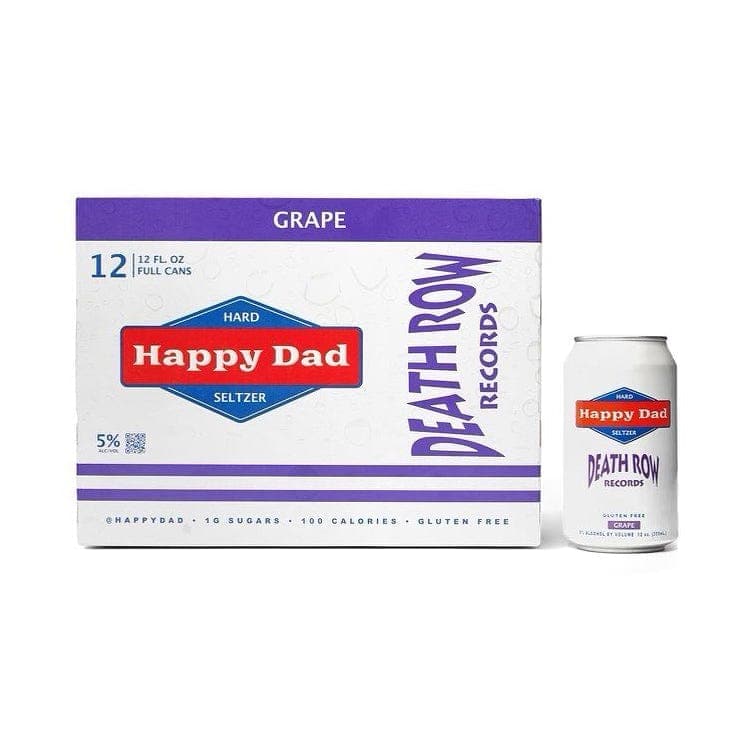 Happy Dad Death Row Records Grape Hard Seltzer (12 pack) 355ml