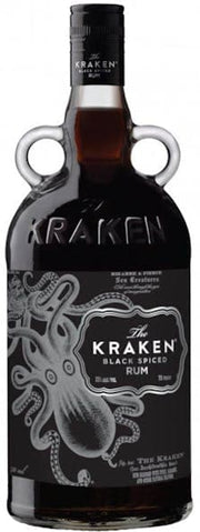 The Kraken Black Spiced 70 proof Black Label