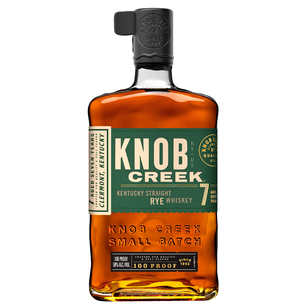 Knob Creek 7 Year Old Kentucky Straight Rye Whiskey 750 ml