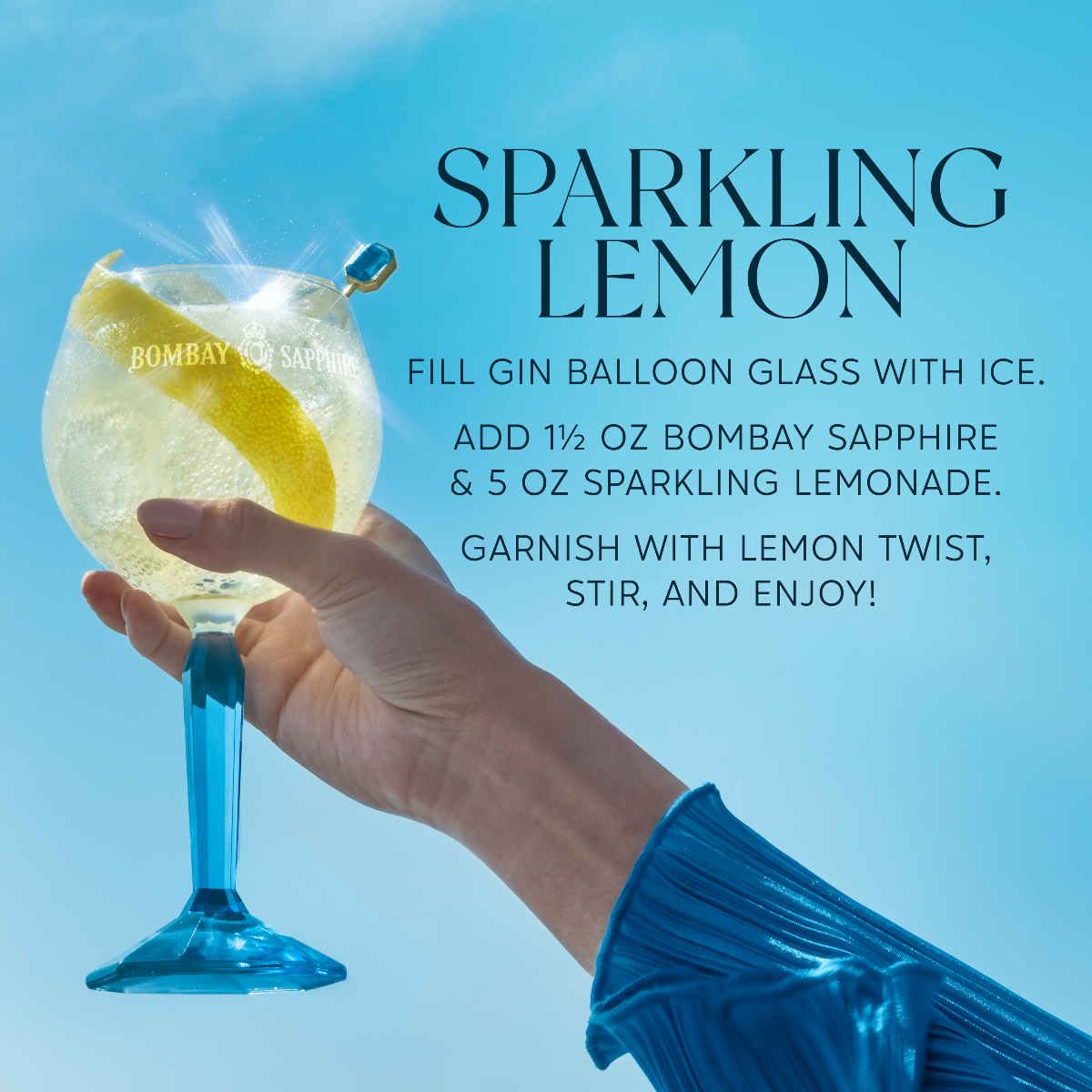 Bombay Sapphire Gin 750 ml product image 4