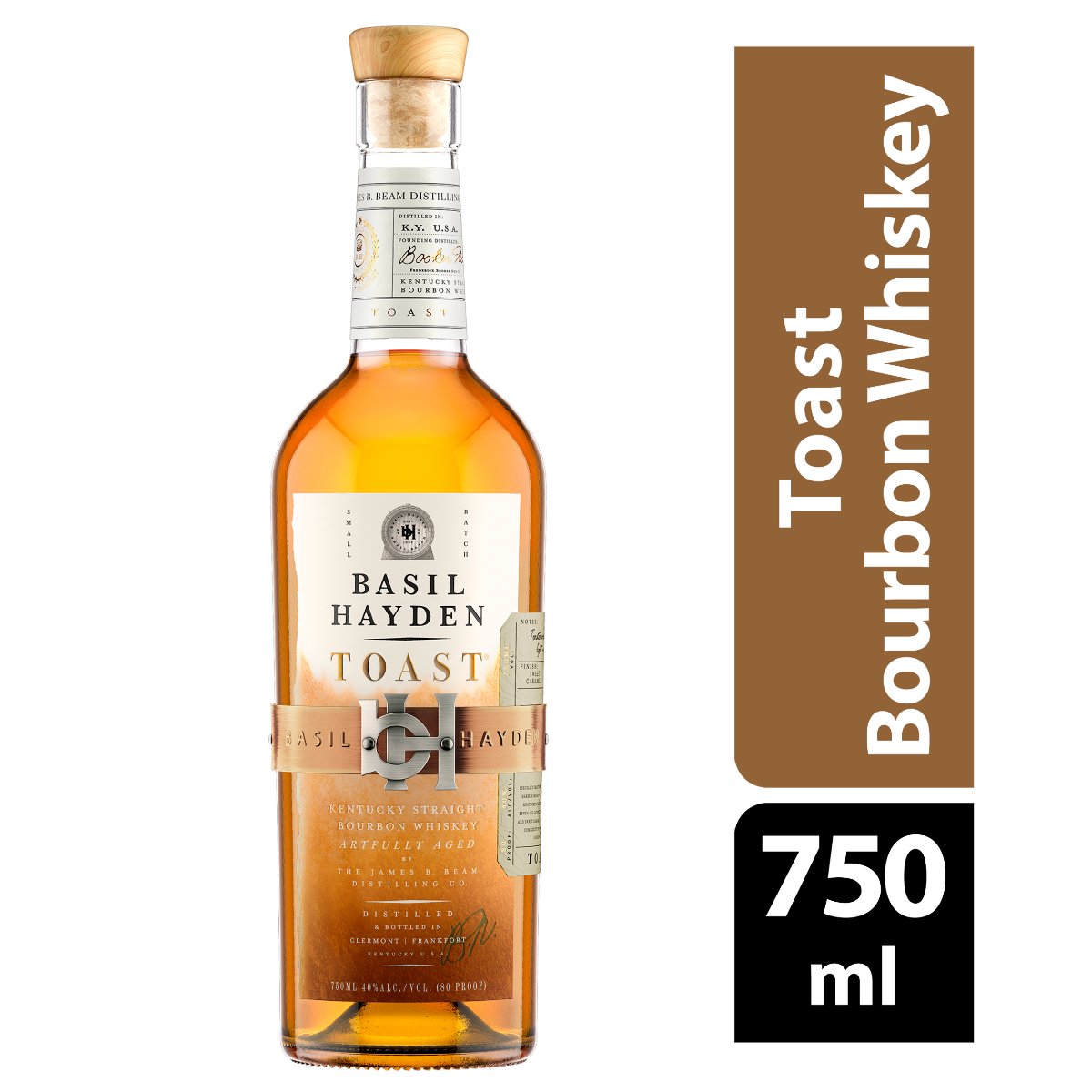 Basil Hayden Toast Kentucky Straight Bourbon Whiskey 750 ml