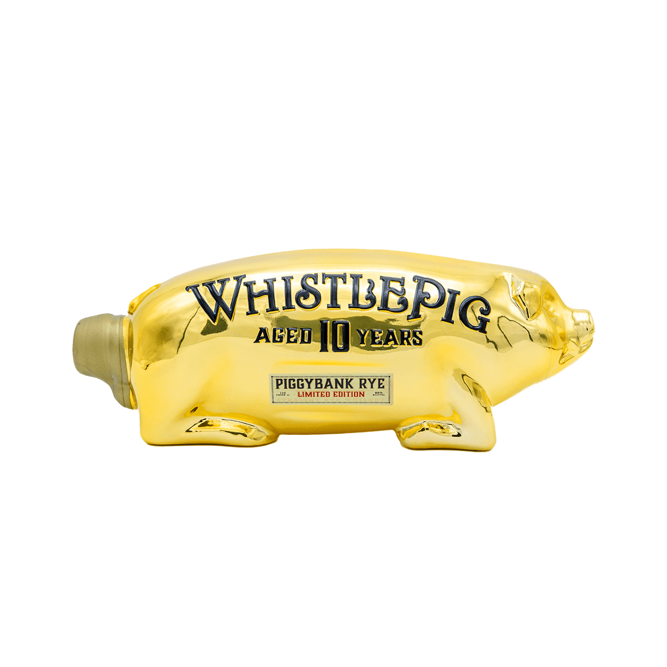 WhistlePig Piggybank Rye Gold Limited Edition Proof 110 2024 10 year 1 L