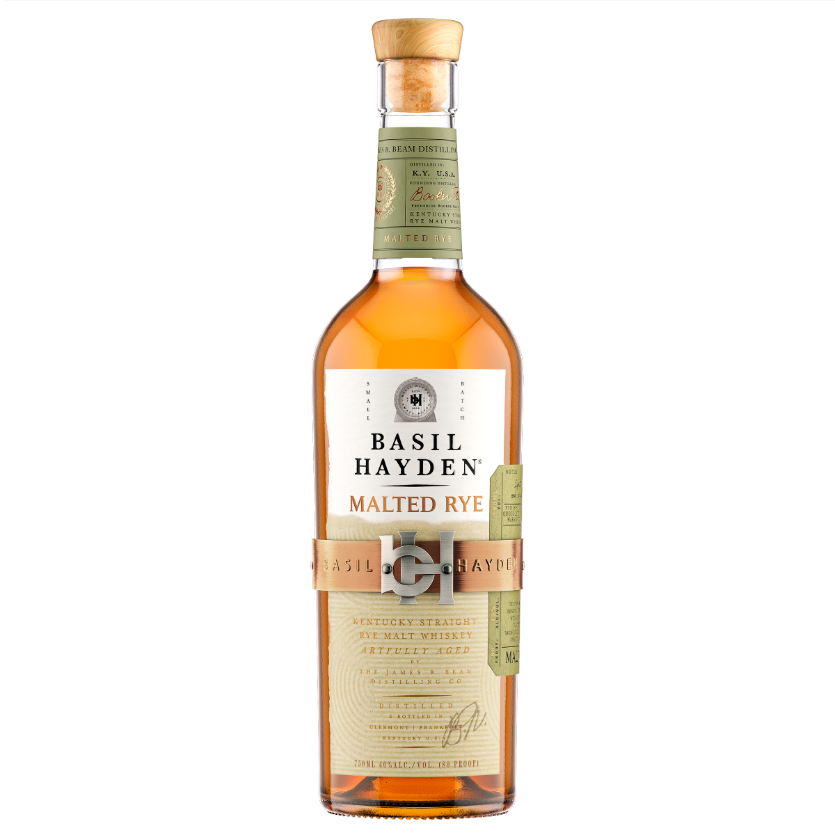 Basil Hayden Malted Rye Whiskey 750 ml product image 2