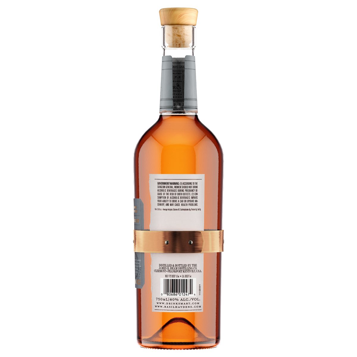 Basil Hayden Subtle Smoke Kentucky Straight Bourbon Whiskey 750 ml product image 3