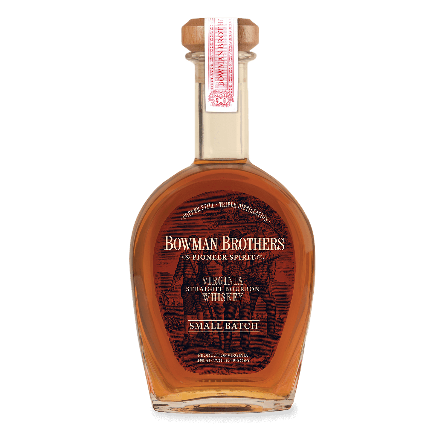 Bowman Brothers Pioneer Spirit Virginia Straight Bourbon Small Batch Whisky 750 ml