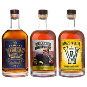 Woodson Whiskey Michigan Collection bundle — Team 144, Rose In Mouth and Maize N Blitz bottles