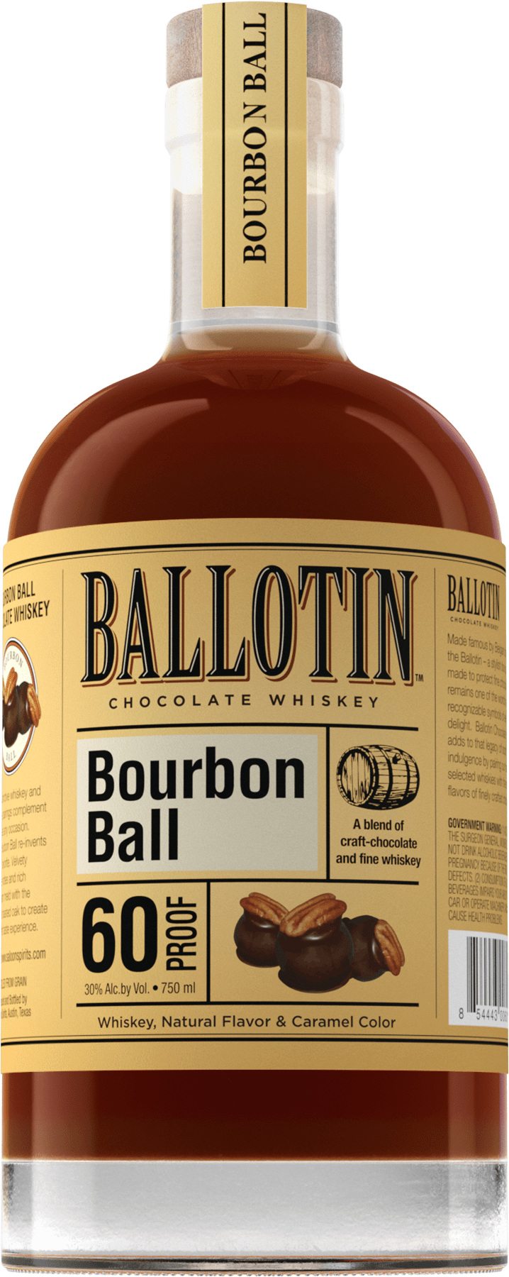 Ballotin Bourbon Ball Chocolate 750 ml