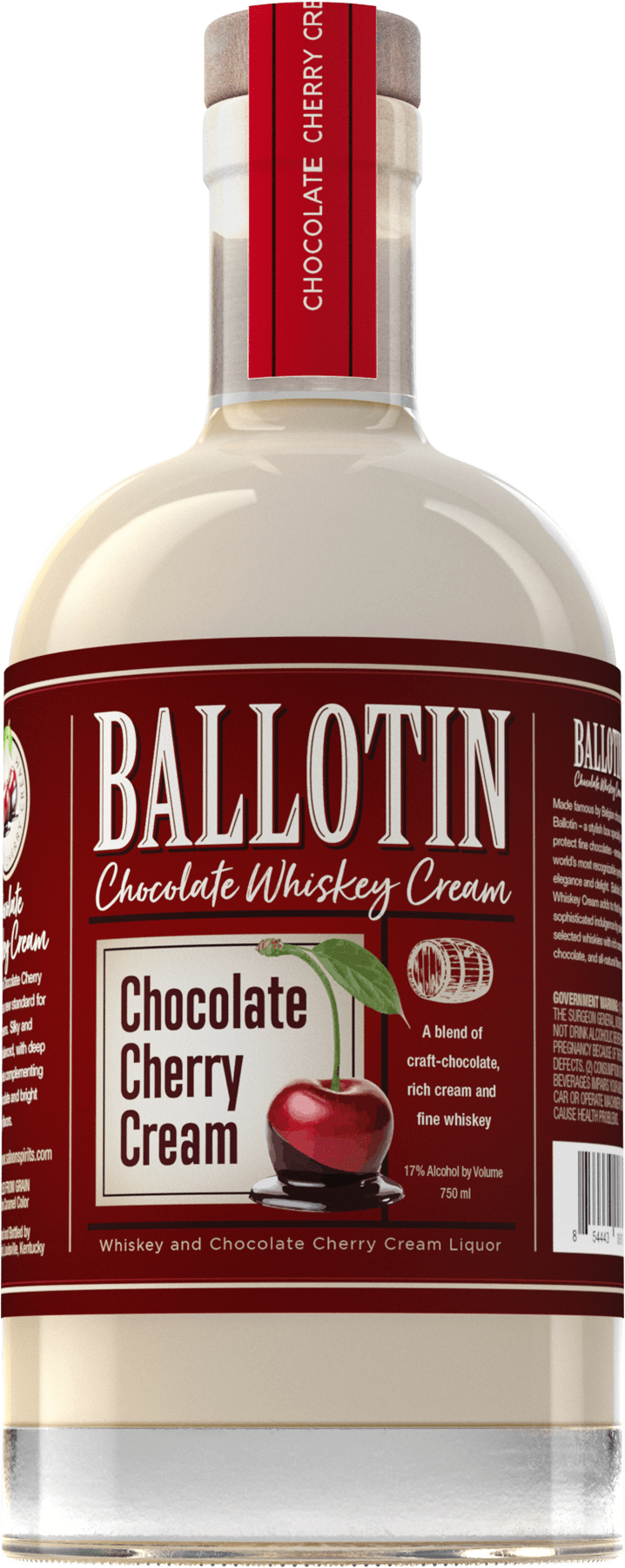 Ballotin Chocolate Cherry Cream 750 ml