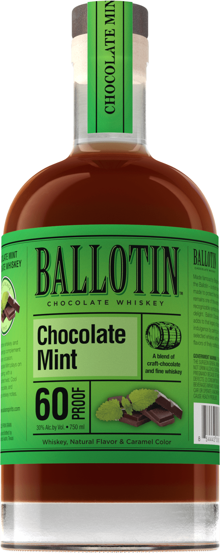 Ballotin Chocolate Mint 750 ml