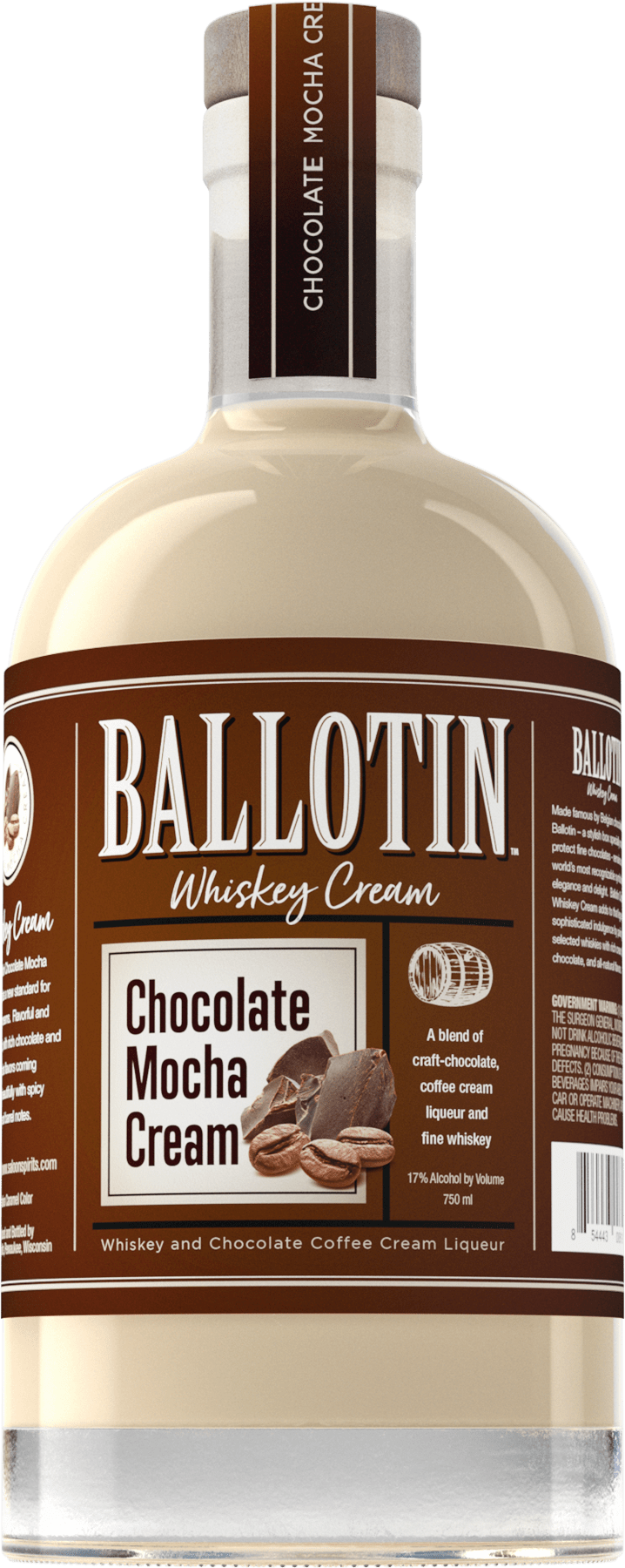 Ballotin Chocolate Mocha Cream Flavored Whiskey 750 ml