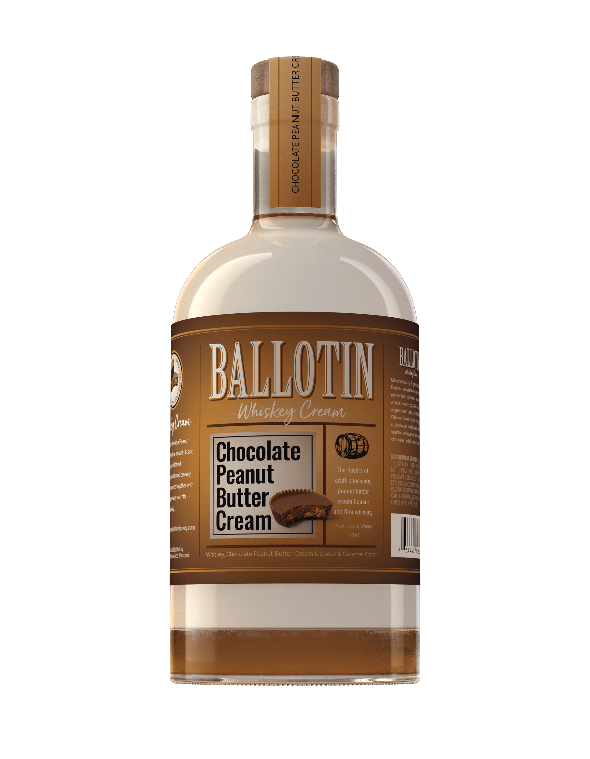 Ballotin Chocolate Peanut Butter Cream 750 ml