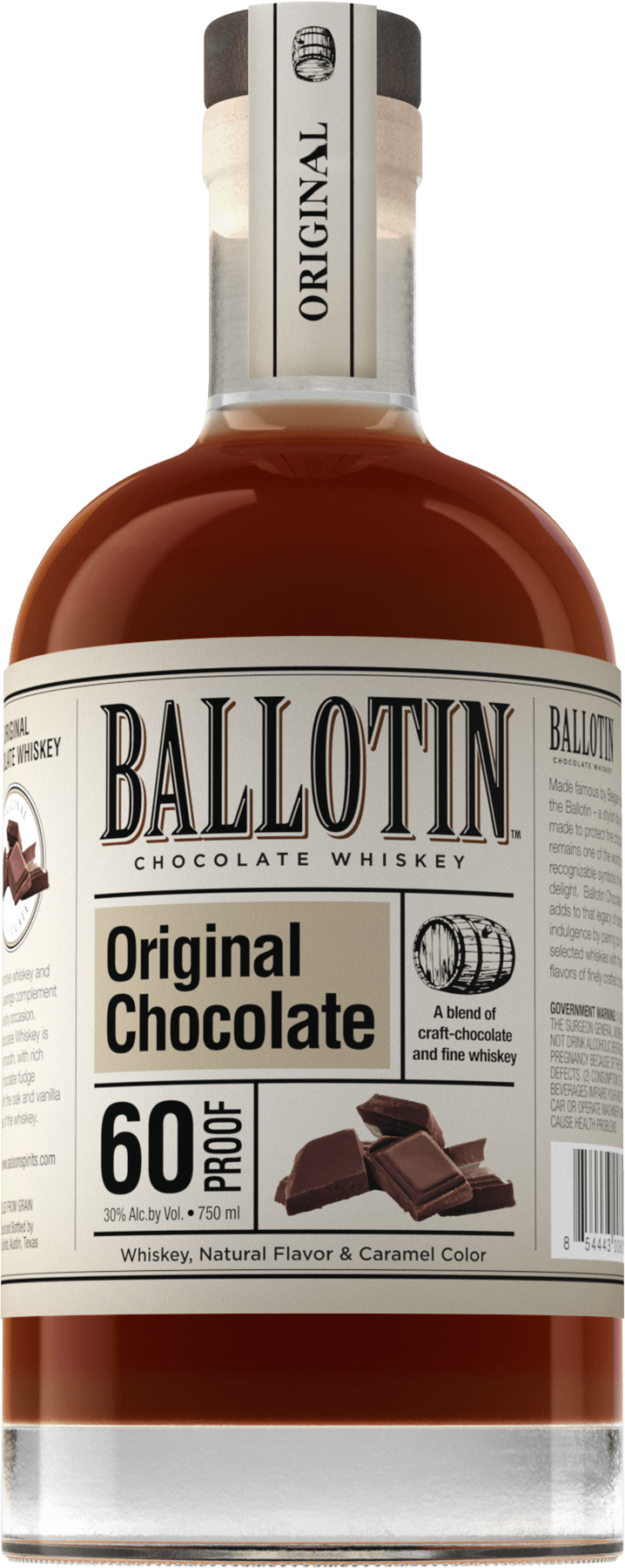 Ballotin Original Chocolate Whiskey 750 ml