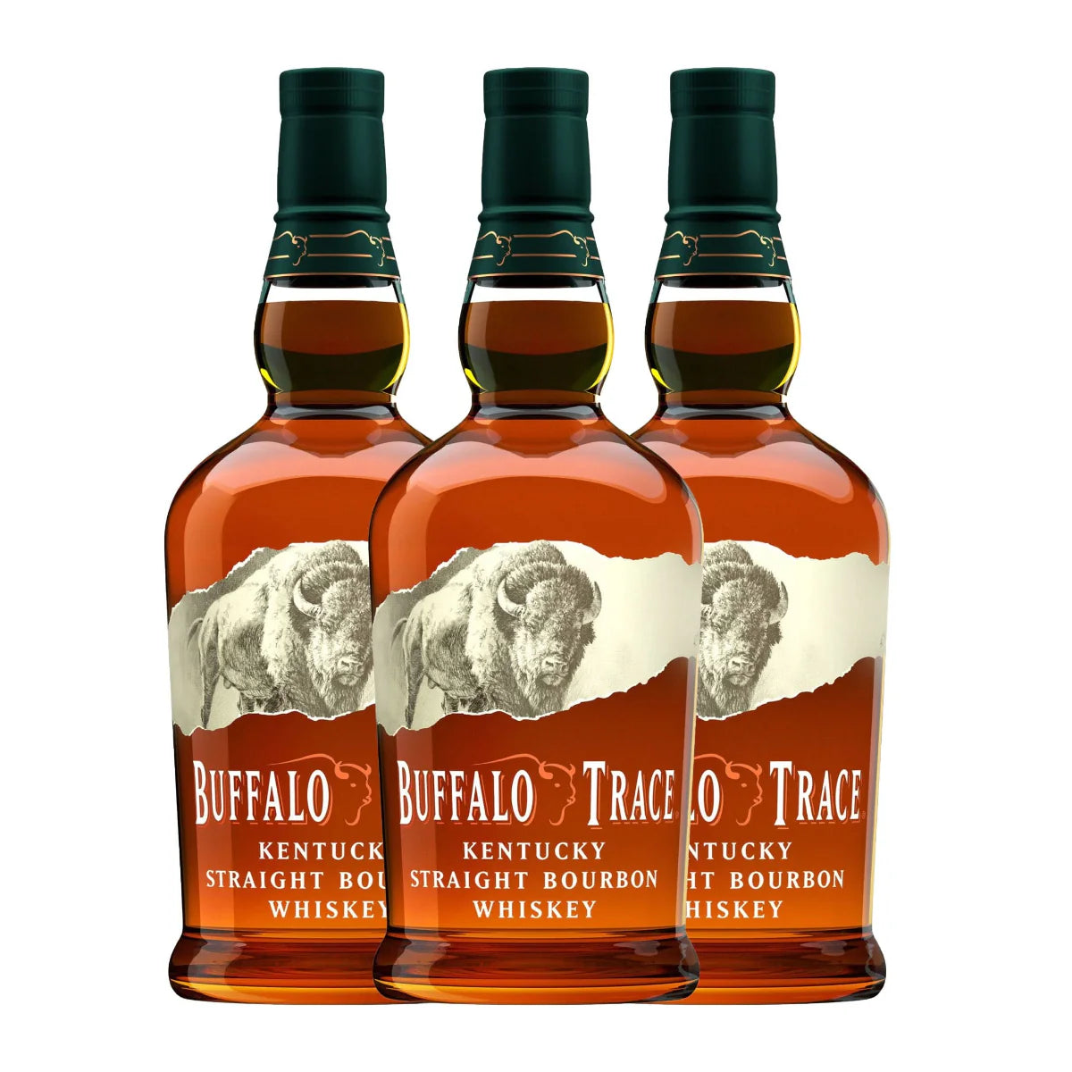 Buffalo Trace Bourbon Whiskey 3 Pack 750 ml