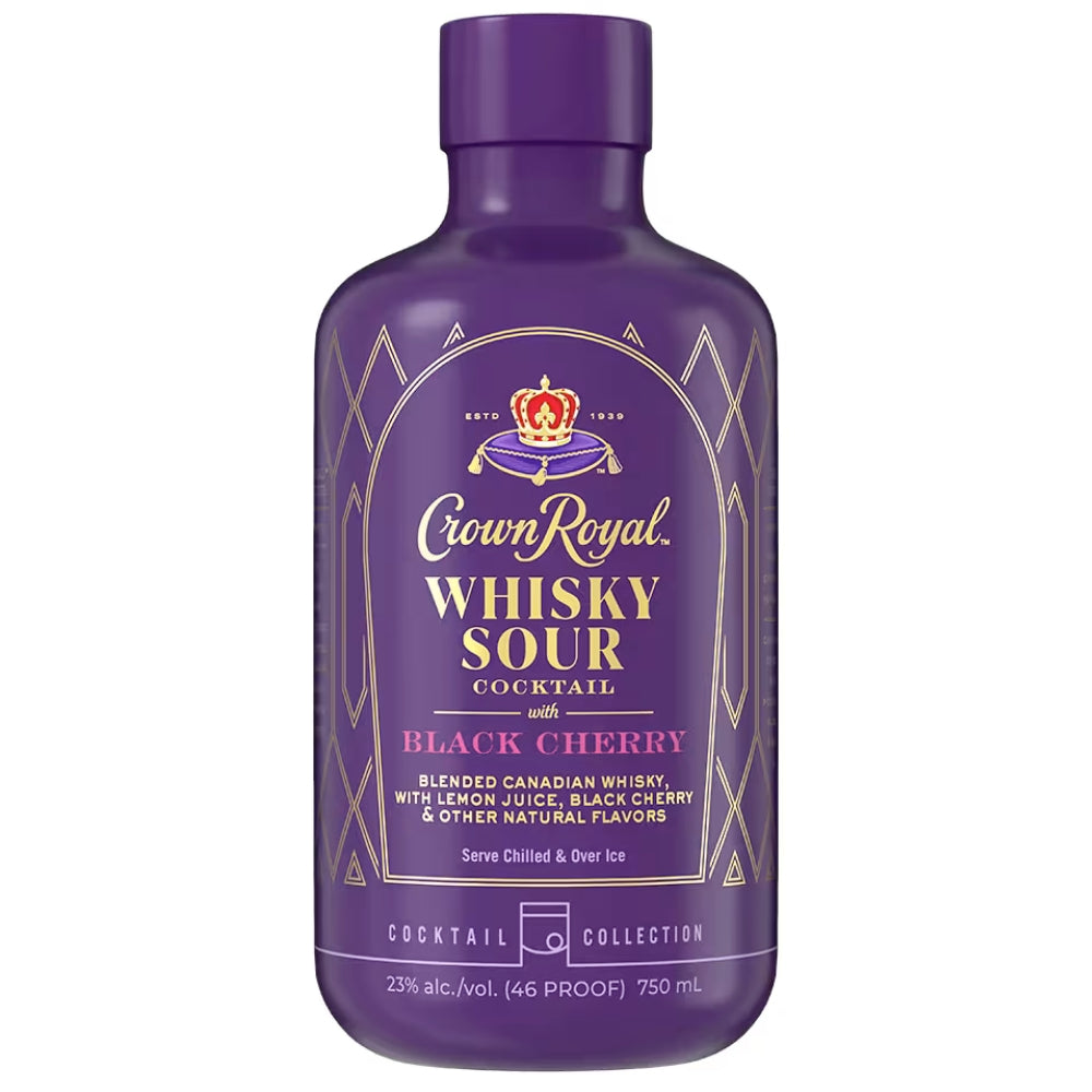 Crown Royal Black Cherry Whisky Sour Cockatil 750 ml product image 3