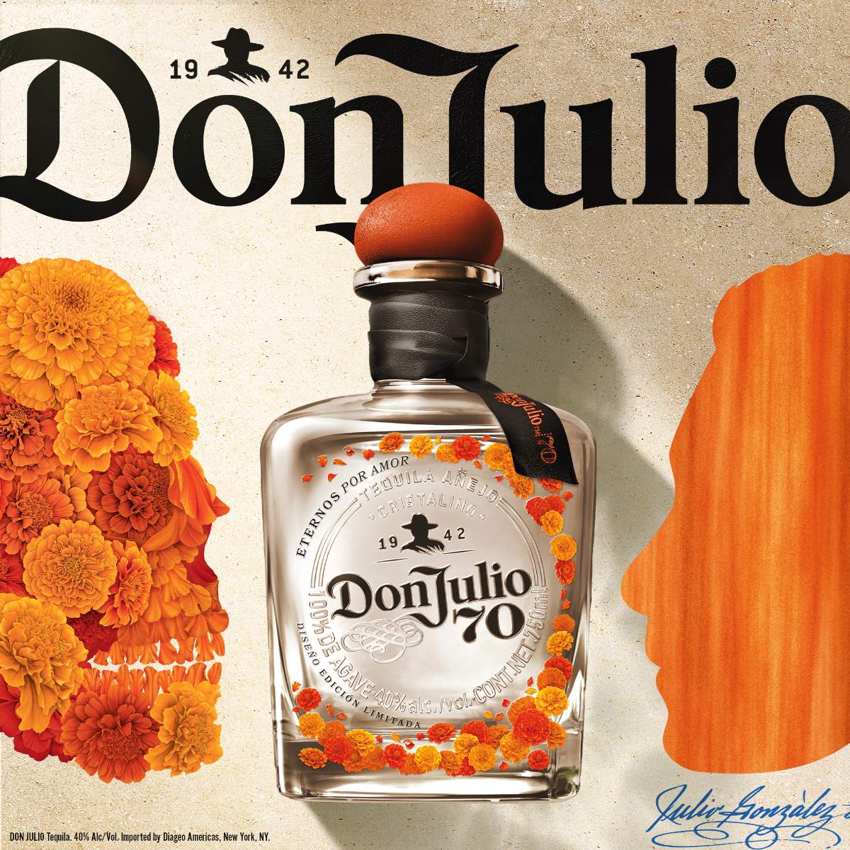 Don Julio 70th Cristalino Dia de Los Muertos 2026 750 ml product image 2
