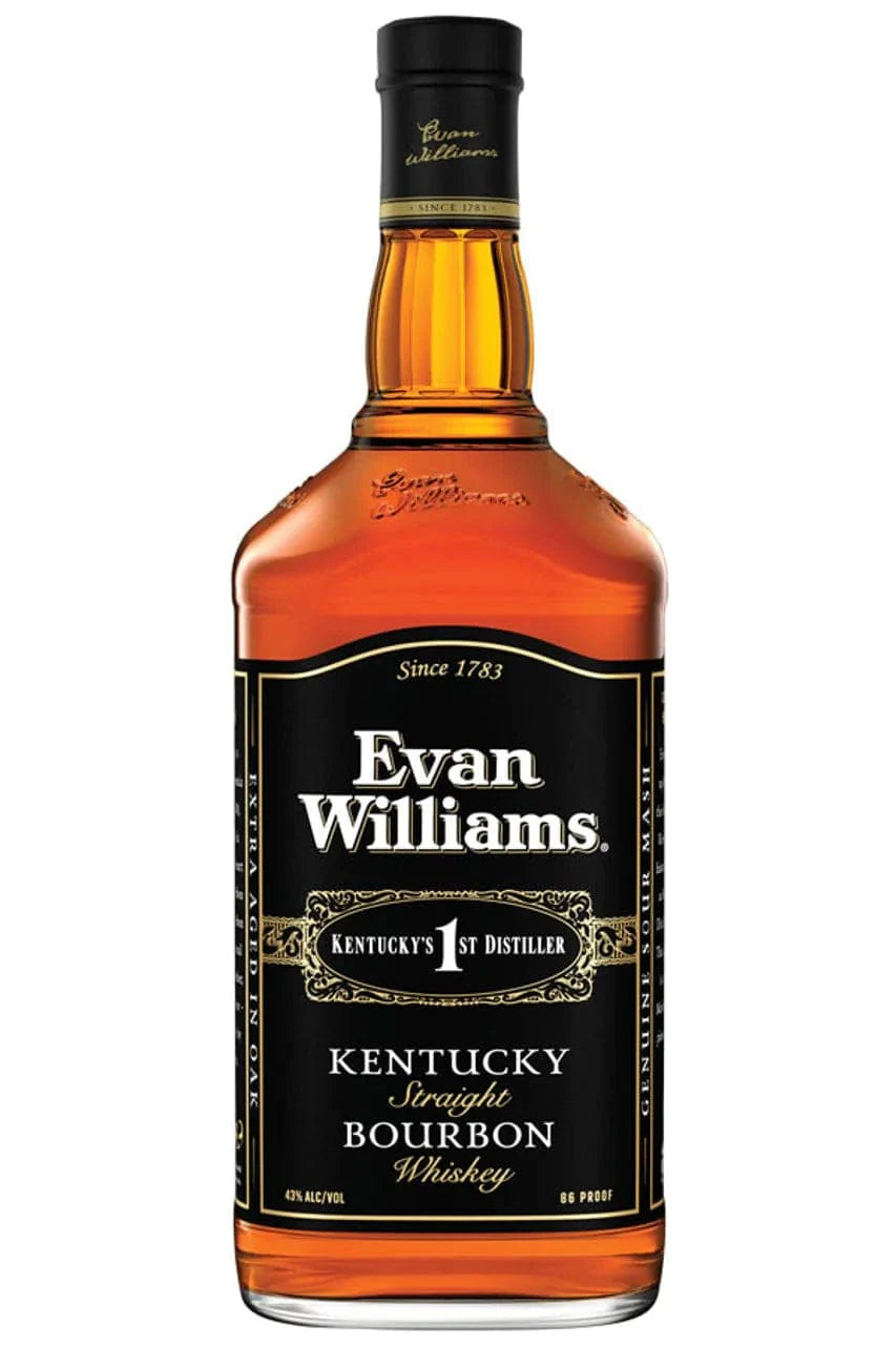 Evan Williams Black Label Kentucky Straight Bourbon 750 ml
