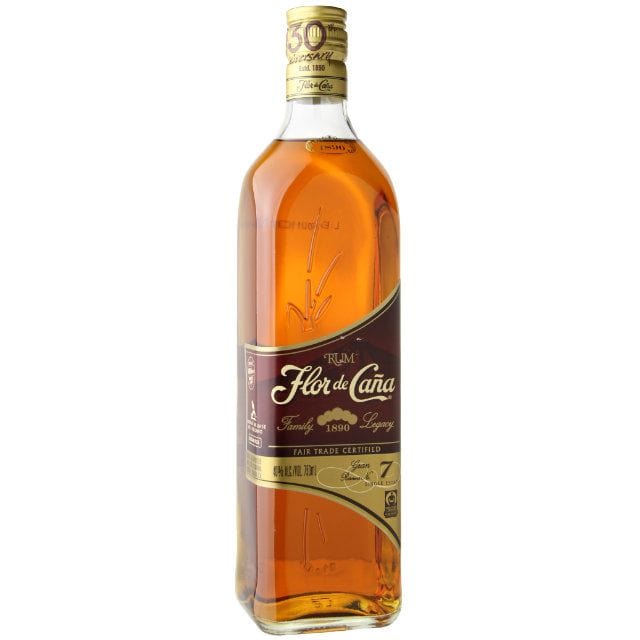 Flor de Cana Grand Reserve Gold Rum 7 Year 750 ml
