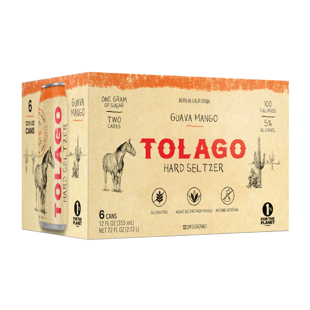 Tolago Guava Mango Hard Seltzer (6 Pack)