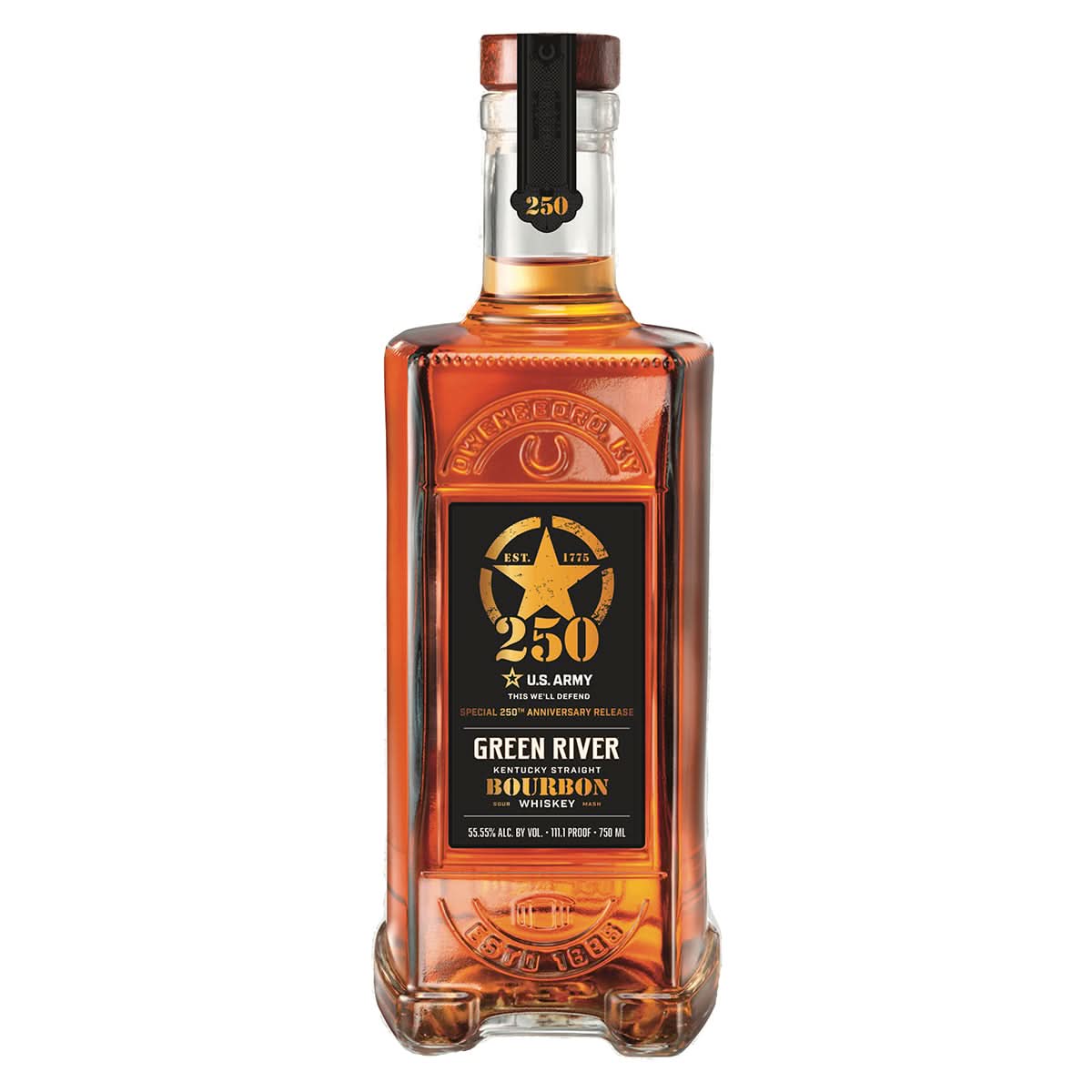 Green River Kentucky Straight Bourbon US Army 250th Anniversary Release 750 ml