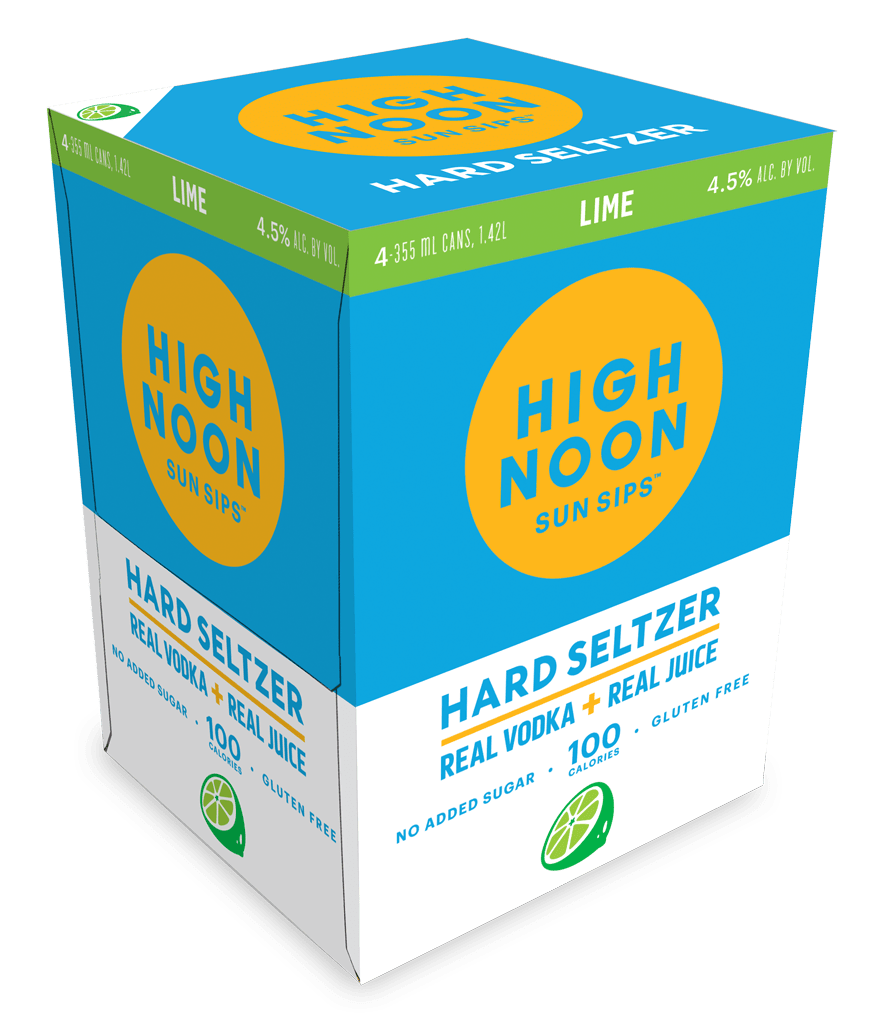 High Noon High Noon Sun Sips Hard Seltzer Lime (4pack) 355ml