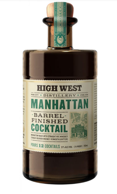 High West Manhattan Barrel Finished Cocktail 750 ml