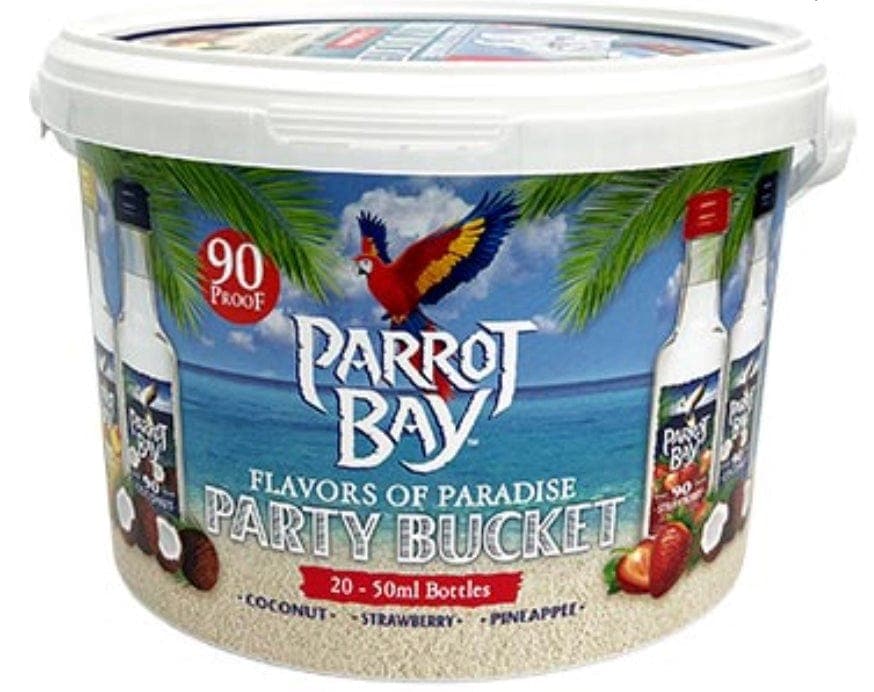 Parrot Bay Party Bucket 20x50ml